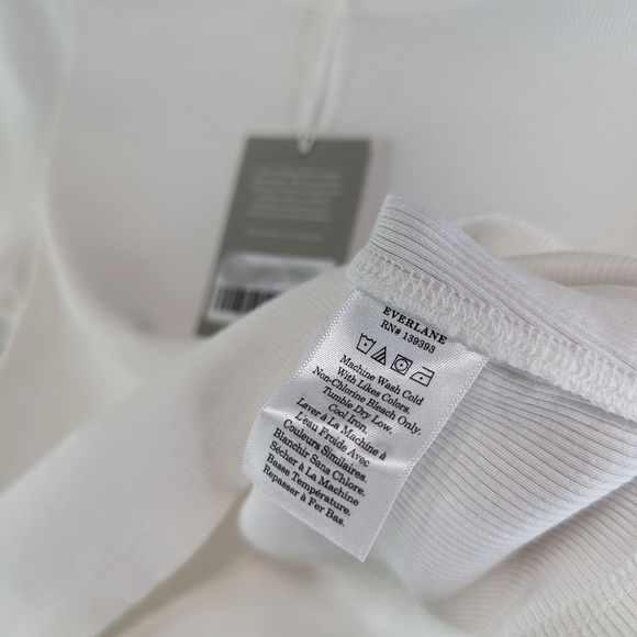 Everlane White Short Sleeve Tee - Picture 10 of 12